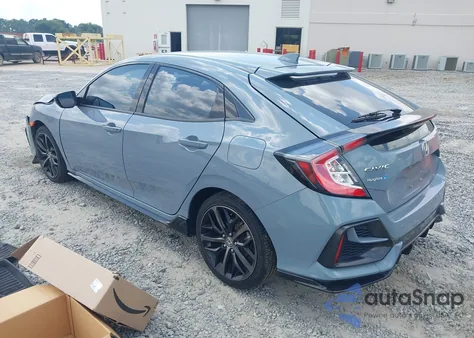 2021 Honda Civic Sport from USA, damaged, VIN SHHFK7H43MU210439
